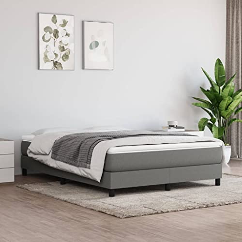 HOMEELIKE Taschenfederkernmatratze Dunkelgrau 140x200x20 cm Stoff von HOMEELIKE