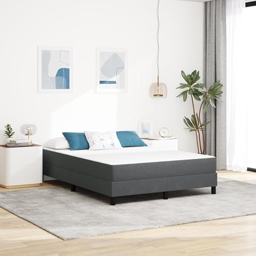 HOMEELIKE Taschenfederkernmatratze Dunkelgrau Mittelhart 140x200x20 cm von HOMEELIKE