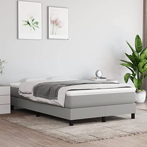 HOMEELIKE Taschenfederkernmatratze Hellgrau 120x200x20 cm Stoff von HOMEELIKE