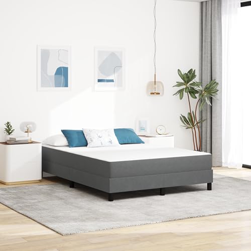 HOMEELIKE Taschenfederkernmatratze Hellgrau Mittelhart 140x200x20cm Stoff von HOMEELIKE