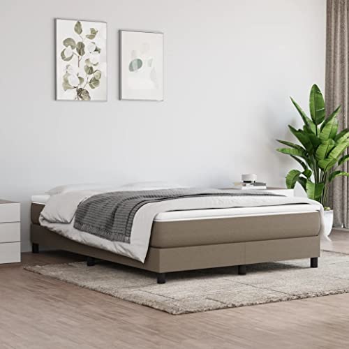 HOMEELIKE Taschenfederkernmatratze Taupe 140x200x20 cm Stoff von HOMEELIKE