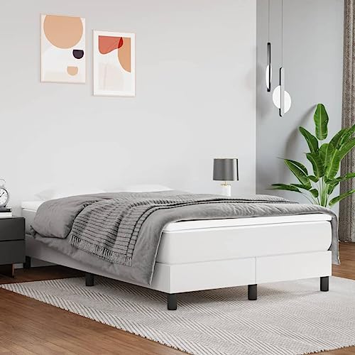 HOMEELIKE Taschenfederkernmatratze Wei? 120x200x20 cm Kunstleder von HOMEELIKE