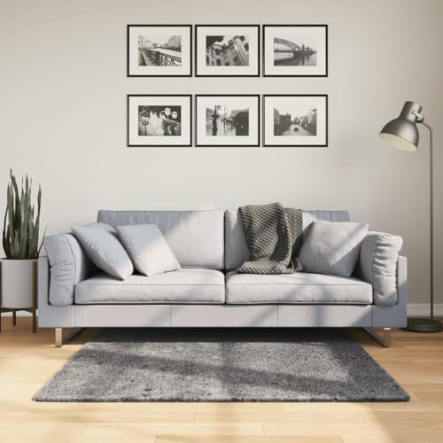 HOMEELIKE Teppich HUARTE Kurzflor Weich und Waschbar Anthrazit 120x120 cm HOMEELIKE Teppich HUARTE Kurzflor Weich und Waschbar Anthrazit 120x120 cm von HOMEELIKE