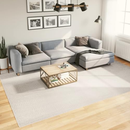 HOMEELIKE Teppich IZA Kurzflor Skandinavischer Look Creme 240x340 cm von HOMEELIKE