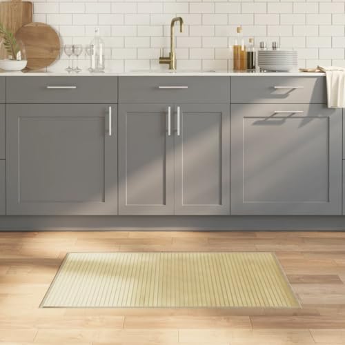 HOMEELIKE Teppich Rechteckig Hell Natur 60x100 cm Bambus HOMEELIKE Teppich Rechteckig Hell Natur 60x100 cm Bambus von HOMEELIKE