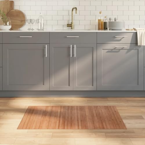 HOMEELIKE Teppich Rechteckig Natur 60x100 cm Bambus von HOMEELIKE