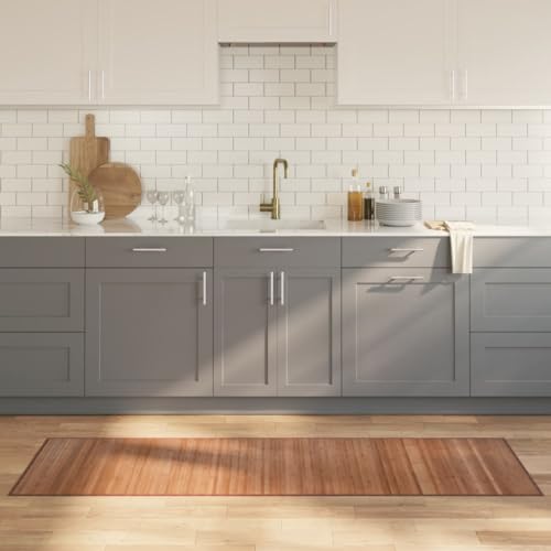 HOMEELIKE Teppich Rechteckig Natur 60x200 cm Bambus von HOMEELIKE