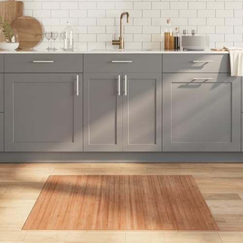 HOMEELIKE Teppich Rechteckig Natur 80x100 cm Bambus von HOMEELIKE