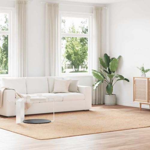 HOMEELIKE Teppich Shaggy Hochflor NAVARRA Beige 240x340 cm Polyester von HOMEELIKE
