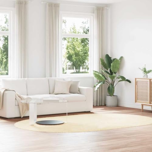 HOMEELIKE Teppich Shaggy Hochflor NAVARRA Creme 300x200 cm Polyester von HOMEELIKE