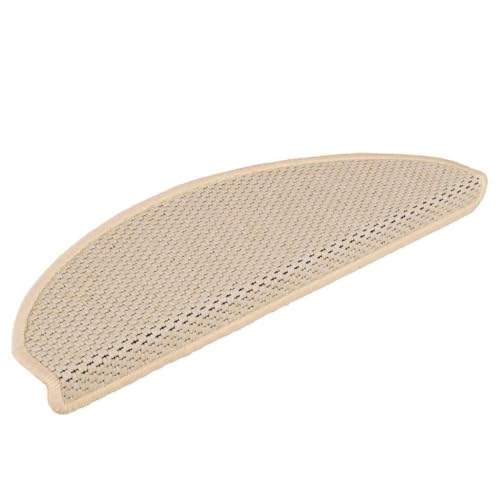 HOMEELIKE Treppenmatten Selbstklebend Sisal-Look 15 STK. 65x21x4 Berber von HOMEELIKE