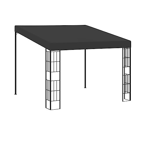 HOMEELIKE Wand-Pavillon 3x3 m Anthrazit Stoff HOMEELIKE Wand-Pavillon 3x3 m Anthrazit Stoff von HOMEELIKE