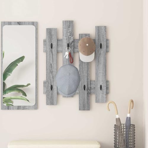 HOMEELIKE Wandmontierter Kleiderst?nder Grau Sonoma 60 x 3 x 82 cm ¨C Stilvolle Garderobe f¨¹r engste R?ume HOMEELIKE Wandmontierter Kleiderst?nder Grau Sonoma 60 x 3 x 82 cm ¨C Stilvolle Garderobe f¨¹r engste R?ume von HOMEELIKE
