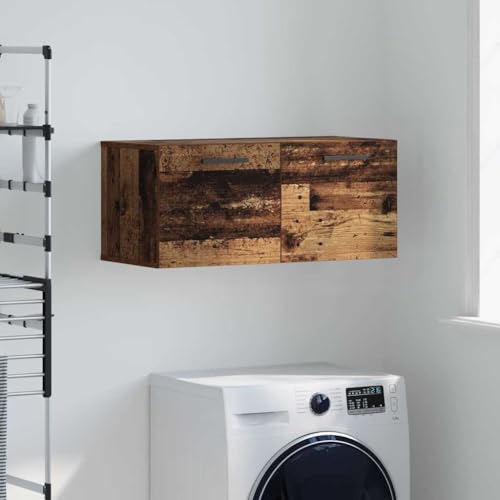 HOMEELIKE Wandschrank Altholz 80 x 36.5 x 35 cm Holzwerkstoff HOMEELIKE Wandschrank Altholz 80 x 36.5 x 35 cm Holzwerkstoff von HOMEELIKE
