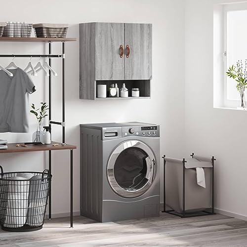 HOMEELIKE Wandschrank Grau Sonoma 60x31x70 cm Holzwerkstoff HOMEELIKE Wandschrank Grau Sonoma 60x31x70 cm Holzwerkstoff von HOMEELIKE