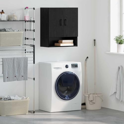 HOMEELIKE Wandschrank Schwarze Eiche 60 x 31 x 70 cm Holzwerkstoff HOMEELIKE Wandschrank Schwarze Eiche 60 x 31 x 70 cm Holzwerkstoff von HOMEELIKE