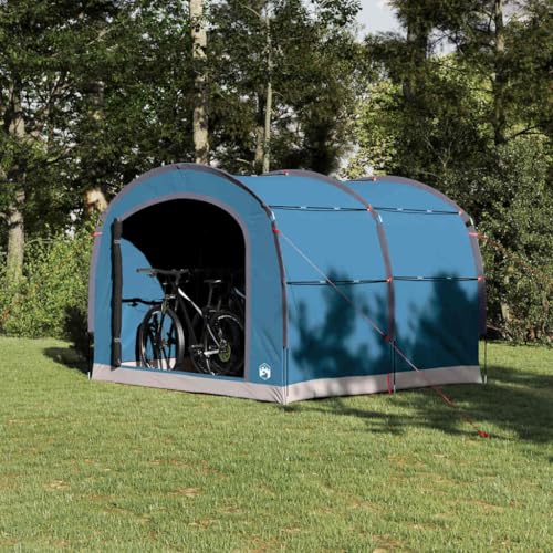 HOMEELIKE Zelt mit Dach Blau 268 x 240 x 191 cm Polyester von HOMEELIKE