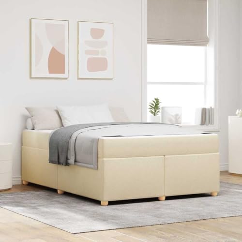 Hochwertiges Schlafzimmerbett 140 x 200 cm inklusive Matratze Creme Hochwertiges Schlafzimmerbett 140 x 200 cm inklusive Matratze Creme von HOMEELIKE