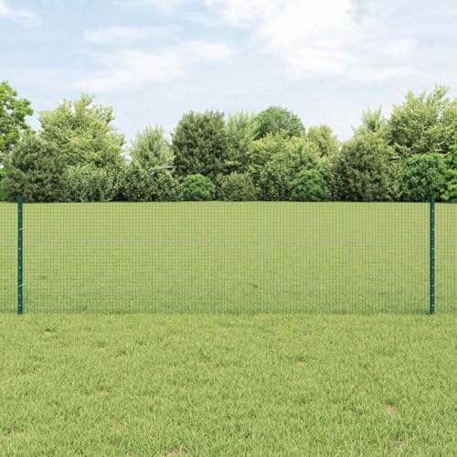Langlebiger Zaun in Gruen 0,6 x 10 Meter ¨C Stabiles Stahldesign mit Pfosten fuer sicheren und stylischen Aussenbereich Langlebiger Zaun in Gruen 0,6 x 10 Meter ¨C Stabiles Stahldesign mit Pfosten fuer sicheren und stylischen Aussenbereich von HOMEELIKE