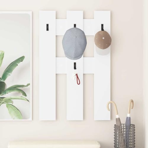 Wandmontierter Kleiderst?nder Wei? 65 x 3 x 100 cm ¨C Praktischer Garderobenhalter mit Haken f¨¹r M?ntel und Taschen Wandmontierter Kleiderst?nder Wei? 65 x 3 x 100 cm ¨C Praktischer Garderobenhalter mit Haken f¨¹r M?ntel und Taschen von HOMEELIKE