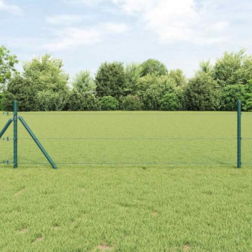 Wetterfester Sichtschutz-Zaun in Gruen 0.4 x 10 m ideal fuer Garten und Tierhaltung von HOMEELIKE