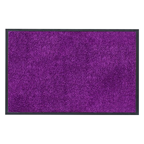 HOMEFACTO:RI Mats X-Tra Clean Schmutzfangmatte Fußmatte Schmutzmatte Schmutzfang lila, Maße:ca. 60 x 90 cm von HOMEFACTO:RI