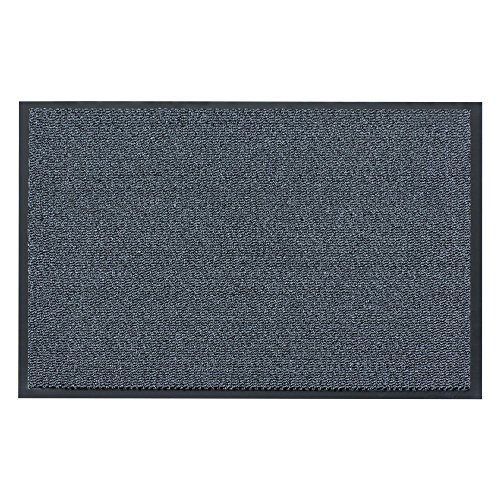 HOMEFACTO:RI Basic Clean Schmutzfangmatte Fußmatte Schmutzmatte Matte Sauberlaufmatte grau, Größe:ca. 80 x 120 cm von HOMEFACTO:RI
