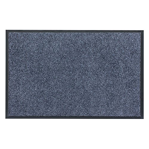 HOMEFACTO:RI X-Tra Clean Schmutzfangmatte Fußmatte Schmutzmatte Schmutzfang grau, Größe:ca. 40 x 60 cm von HOMEFACTO:RI