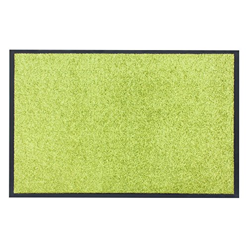 HOMEFACTO:RI X-Tra Clean Schmutzfangmatte Fußmatte Schmutzmatte Schmutzfang grün, Größe:ca. 40 x 60 cm von HOMEFACTO:RI