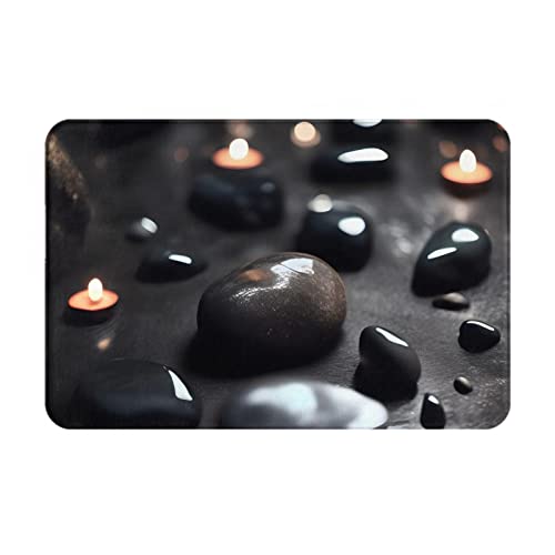 HOMEFC Black Mystery Heart Stone Fußmatte für drinnen und draußen, Fußmatten, Terrassen-Eingangsmatten, Willkommens-Matten, 40,6 x 61 cm, rutschfeste Outdoor-Fußmatten, leicht zu reinigen HOMEFC Black Mystery Heart Stone Fußmatte für drinnen und draußen, Fußmatten, Terrassen-Eingangsmatten, Willkommens-Matten, 40,6 x 61 cm, rutschfeste Outdoor-Fußmatten, leicht zu reinigen von HOMEFC