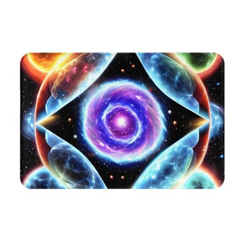 HOMEFC Cosmic Stars Fußmatte für drinnen und draußen, für den Innen- und Außenbereich, 40,6 x 61 cm, rutschfeste Outdoor-Fußmatten, leicht zu reinigen HOMEFC Cosmic Stars Fußmatte für drinnen und draußen, für den Innen- und Außenbereich, 40,6 x 61 cm, rutschfeste Outdoor-Fußmatten, leicht zu reinigen von HOMEFC