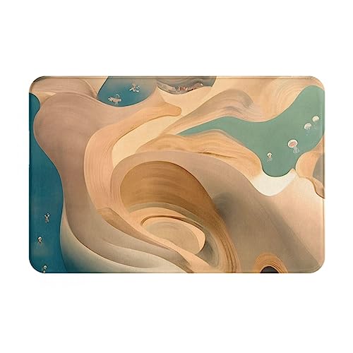 HOMEFC Dunhuang Mystery Fußmatte für drinnen und draußen, für den Innen- und Außenbereich, 40,6 x 61 cm, rutschfeste Outdoor-Fußmatten, leicht zu reinigen von HOMEFC
