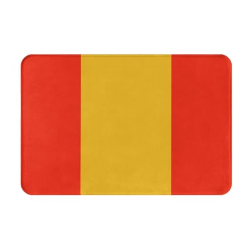 HOMEFC Fußmatte für drinnen und draußen, einfarbig, goldfarben, 40,6 x 61 cm, rutschfeste Outdoor-Fußmatten, leicht zu reinigen von HOMEFC