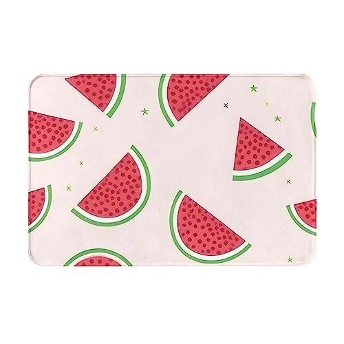 HOMEFC Fußmatte mit Wassermelonen-Motiv, für Innen- und Außenbereich, rutschfest, leicht zu reinigen, 40,6 x 61 cm, Rosa HOMEFC Fußmatte mit Wassermelonen-Motiv, für Innen- und Außenbereich, rutschfest, leicht zu reinigen, 40,6 x 61 cm, Rosa von HOMEFC