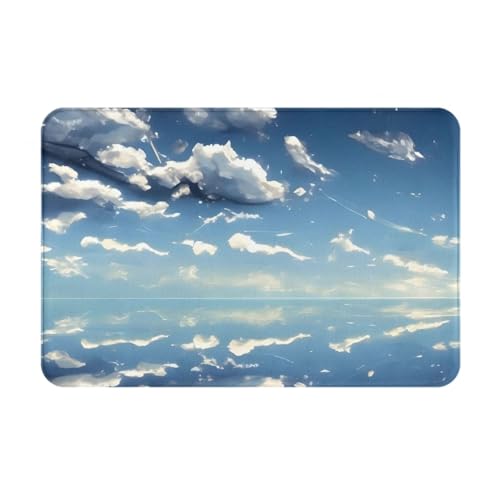 HOMEFC Fußmatte mit blauem Himmel und weißen Wolken, für Innen- und Außenbereich, 40,6 x 61 cm, rutschfeste Outdoor-Fußmatten, leicht zu reinigen HOMEFC Fußmatte mit blauem Himmel und weißen Wolken, für Innen- und Außenbereich, 40,6 x 61 cm, rutschfeste Outdoor-Fußmatten, leicht zu reinigen von HOMEFC
