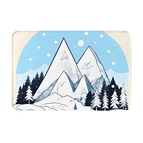 HOMEFC Fußmatte mit schneebedeckten Bergen, für Innen- und Außenbereich, 40,6 x 61 cm, rutschfeste Outdoor-Fußmatten, leicht zu reinigen HOMEFC Fußmatte mit schneebedeckten Bergen, für Innen- und Außenbereich, 40,6 x 61 cm, rutschfeste Outdoor-Fußmatten, leicht zu reinigen von HOMEFC