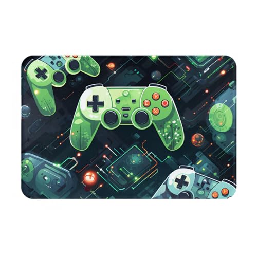 HOMEFC Gamepad Circuit Version Fußmatte für drinnen und draußen, Terrassen-Eingangsmatten, Willkommens-Matten, 40,6 x 61 cm, rutschfeste Outdoor-Fußmatten, leicht zu reinigen HOMEFC Gamepad Circuit Version Fußmatte für drinnen und draußen, Terrassen-Eingangsmatten, Willkommens-Matten, 40,6 x 61 cm, rutschfeste Outdoor-Fußmatten, leicht zu reinigen von HOMEFC