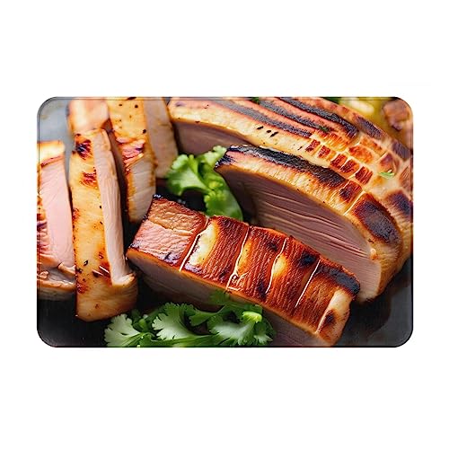 HOMEFC Golden Roast Fußmatte für drinnen und draußen, für den Innen- und Außenbereich, 40,6 x 61 cm, rutschfeste Outdoor-Fußmatten, leicht zu reinigen HOMEFC Golden Roast Fußmatte für drinnen und draußen, für den Innen- und Außenbereich, 40,6 x 61 cm, rutschfeste Outdoor-Fußmatten, leicht zu reinigen von HOMEFC