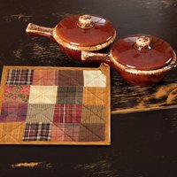 Gesteppte Topflappen Für Küche Herbst Mix 23 cm X Von Home Heart Brands Made in India von HOMEHEARTBRANDSSTORE