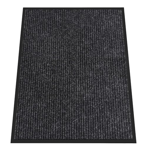 HOMEK Fußmatte für drinnen und draußen, 120 x 90 cm, Fußmatte für den Eingangsbereich, Gummi-Rückseite, rutschfeste Fußmatte für den Außenbereich, super saugfähig, kommerzielle Bodenmatte für Heimbüro HOMEK Fußmatte für drinnen und draußen, 120 x 90 cm, Fußmatte für den Eingangsbereich, Gummi-Rückseite, rutschfeste Fußmatte für den Außenbereich, super saugfähig, kommerzielle Bodenmatte für Heimbüro von HOMEK