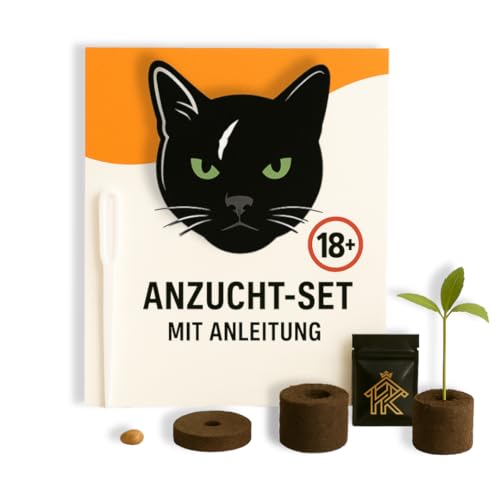 HOMEKING Anzucht-Set – 1 Automatic Starter-Kit inkl. Jiffy, Pipette & Anleitung – Indoor Growkit für Fensterbank & Garten (Anzuchtset Gorilla Gelato) von HOMEKING
