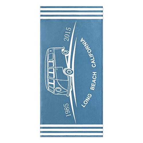 HOMELEVEL Strandtuch XXL Handtuch 90x180cm - Strandhandtuch Badetuch Strandlaken - schnelltrocknend saugfähig - Badelaken Badehandtuch - div. Farben und Motive von HOMELEVEL