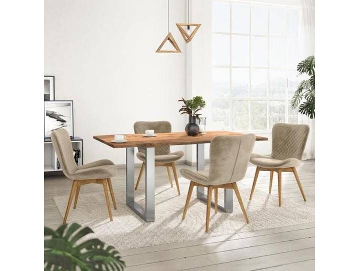 HOMELIV. Almond Essgruppe 5-tlg. Tisch 160x90cm Natur HOMELIV. Almond Essgruppe 5-tlg. Tisch 160x90cm Natur von HOMELIV