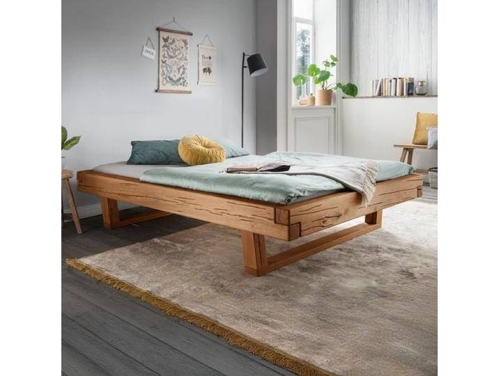 HOMELIV. Balkenbett Rigolato Komfort Wildeiche Massivholz ohne Kopfteil 200x200cm landhaus, Ohne HOMELIV. Balkenbett Rigolato Komfort Wildeiche Massivholz ohne Kopfteil 200x200cm landhaus, Ohne von HOMELIV