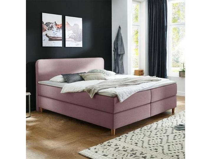 HOMELIV. Boxspringbett Kannur Webstoff 140x200cm Bonellfederkern-Box Härtegrad: H2 Lila skandinavisch HOMELIV. Boxspringbett Kannur Webstoff 140x200cm Bonellfederkern-Box Härtegrad: H2 Lila skandinavisch von HOMELIV