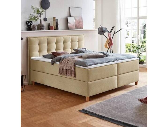HOMELIV. Boxspringbett Lusaka Webstoff 100x200cm Bonellfederkern-Box Härtegrad: H2 skandinavisch HOMELIV. Boxspringbett Lusaka Webstoff 100x200cm Bonellfederkern-Box Härtegrad: H2 skandinavisch von HOMELIV
