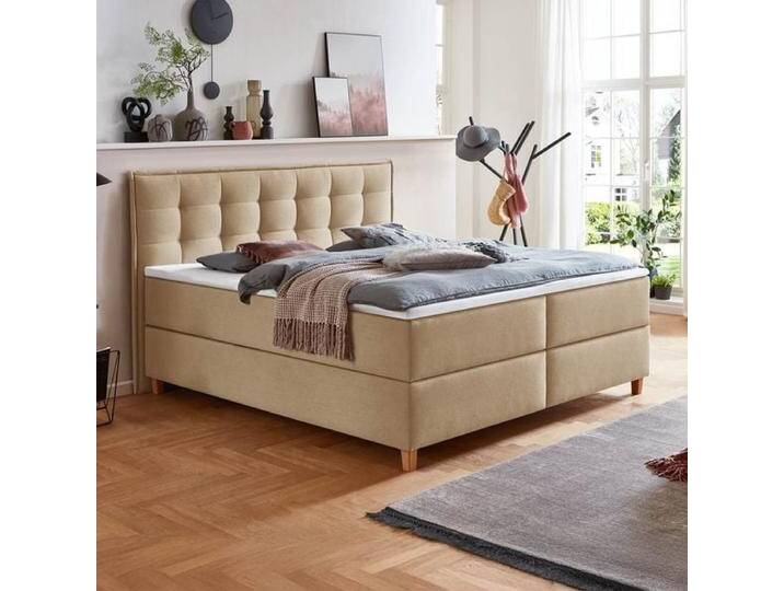 HOMELIV. Boxspringbett Lusaka Webstoff 140x200cm Bonellfederkern-Box Härtegrad: H2 skandinavisch HOMELIV. Boxspringbett Lusaka Webstoff 140x200cm Bonellfederkern-Box Härtegrad: H2 skandinavisch von HOMELIV
