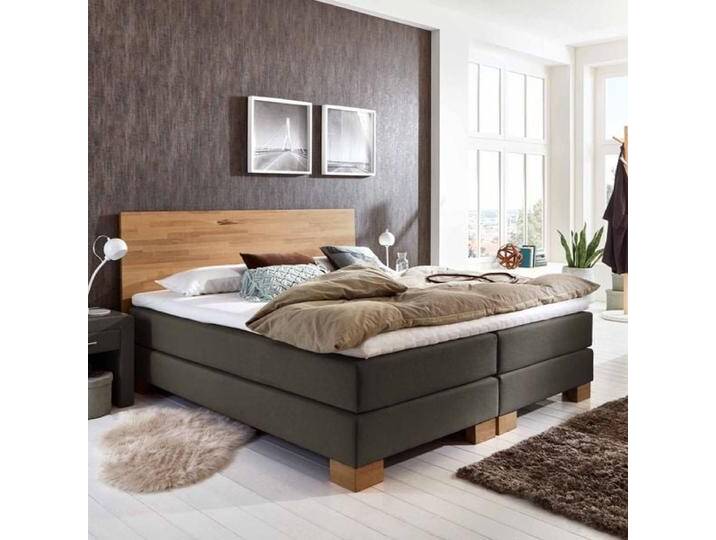 HOMELIV. Boxspringbett Peachland Webstoff 200x200cm Bonellfederkern-Box Härtegrad: H3 Dunkelgrau klassischer Stil HOMELIV. Boxspringbett Peachland Webstoff 200x200cm Bonellfederkern-Box Härtegrad: H3 Dunkelgrau klassischer Stil von HOMELIV