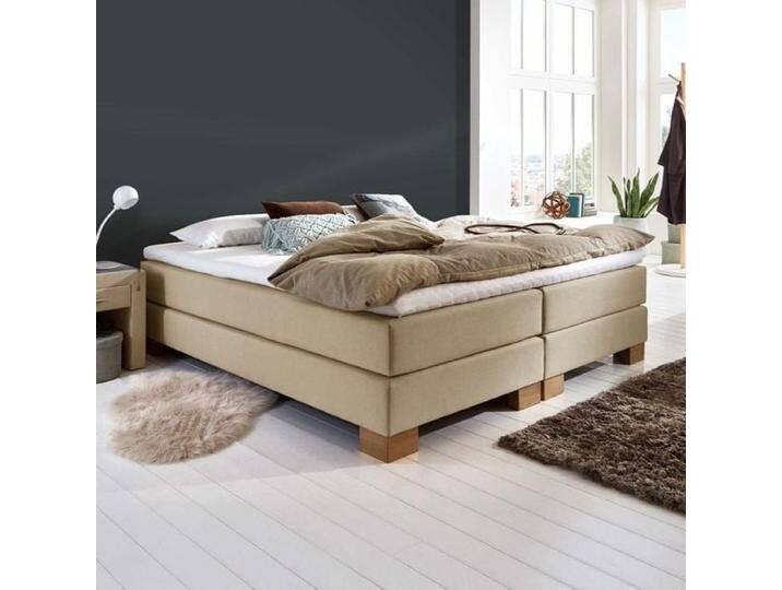 HOMELIV. Boxspringbett Peachland Webstoff ohne Kopfteil 160x200cm Bonellfederkern-Box Härtegrad: H2 klassischer Stil HOMELIV. Boxspringbett Peachland Webstoff ohne Kopfteil 160x200cm Bonellfederkern-Box Härtegrad: H2 klassischer Stil von HOMELIV