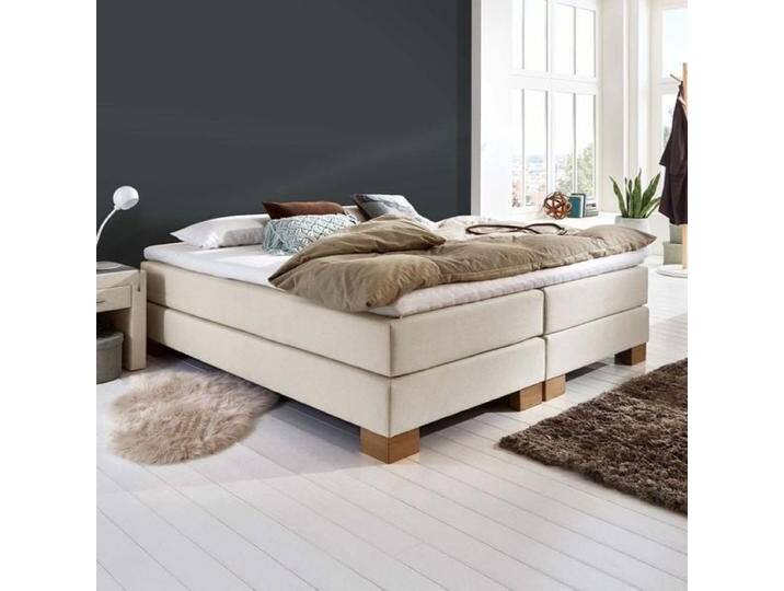 HOMELIV. Boxspringbett Peachland Webstoff ohne Kopfteil 180x200cm Bonellfederkern-Box Härtegrad: H3 klassischer Stil HOMELIV. Boxspringbett Peachland Webstoff ohne Kopfteil 180x200cm Bonellfederkern-Box Härtegrad: H3 klassischer Stil von HOMELIV